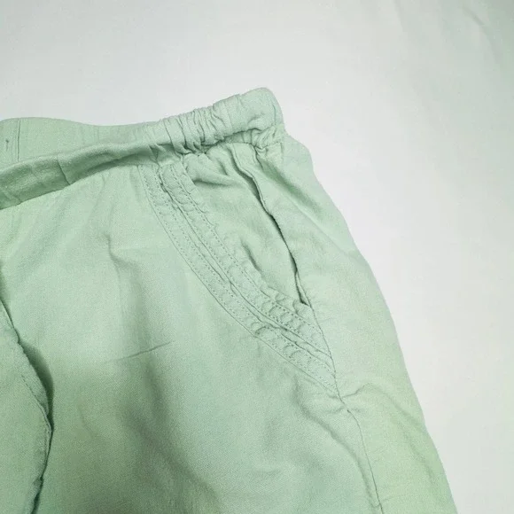 Briggs‎ Seafoam Green Linen Shorts Size Large - Picture 9 of 15